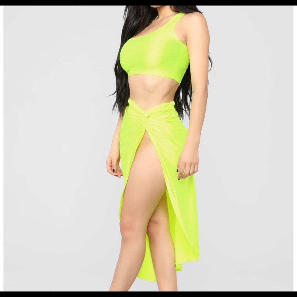 Neon two piece set